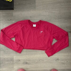 Gymshark Red Crop Top